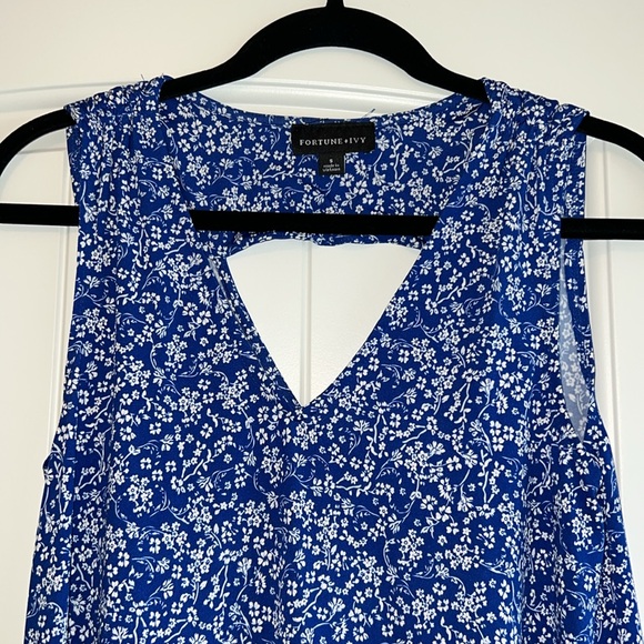 Fortune + Ivy Julianne Knit Back Detail Dress - Picture 4 of 7